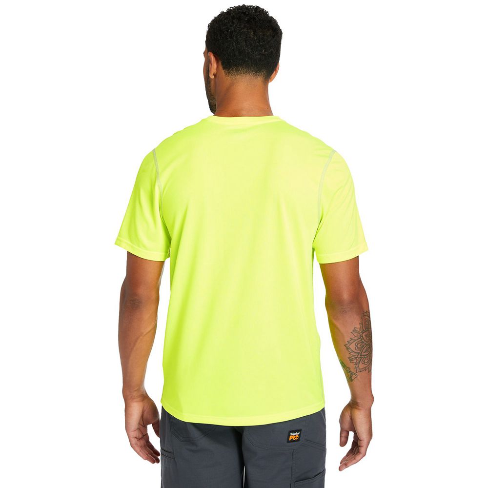 Camisetas Timberland Argentina Hombre - Pro® Wicking Good Sport Short Sleeve - Verde - SZDVXC-350